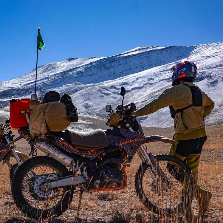 سفر ماجراجویانه تیم موتور اندوروی البرزیست از علمکوه تا دماوند 