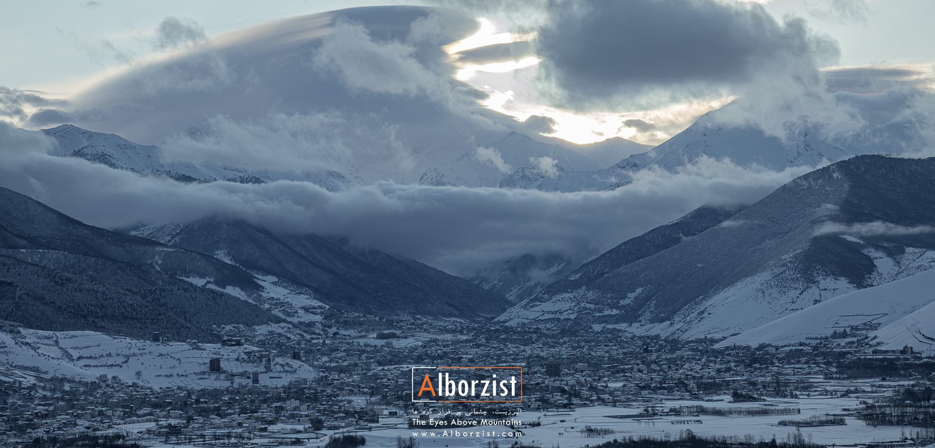 کلاردشت بعد از بارش سنگین 1 بهمن 1404